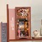 CUTEBEE Book Nook Kit Under the Sakura Tree DIY Miniature House Shelf Insert Decor Diorama Kit